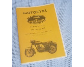 NÁVOD K OBSLUZE - JAWA/ČZ 250/353 + 350/354 (ROK 1957)